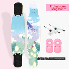 Load image into Gallery viewer, ARDEA Long board Dancing Russia Maple Skateboard Deck Longboard Trucks boy and girl Beginner Skate board Personalized Custom