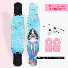Load image into Gallery viewer, ARDEA Long board Dancing Russia Maple Skateboard Deck Longboard Trucks boy and girl Beginner Skate board Personalized Custom