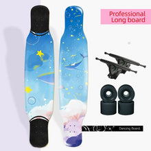 Load image into Gallery viewer, ARDEA Long board Dancing Russia Maple Skateboard Deck Longboard Trucks boy and girl Beginner Skate board Personalized Custom