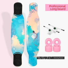 Load image into Gallery viewer, ARDEA Long board Dancing Russia Maple Skateboard Deck Longboard Trucks boy and girl Beginner Skate board Personalized Custom