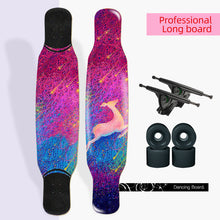 Load image into Gallery viewer, ARDEA Long board Dancing Russia Maple Skateboard Deck Longboard Trucks boy and girl Beginner Skate board Personalized Custom