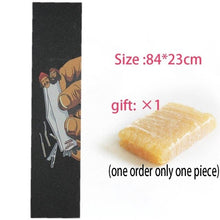 Load image into Gallery viewer, Professional Pro Skateboard Griptapes 23*84cm Multi Graphic Griptape Longboard Scooter Skateboard Sandpaper Deck Grip Tape Rough