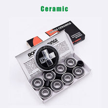 Load image into Gallery viewer, Skateboard Bearings Ceramic Super Reds High Speed Skate Board Part Professional Roller Scooter Double Rocker Longboard Accessory