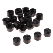 Load image into Gallery viewer, 20pcs Premium Skateboard Pivot Cups Hardware Longboard Truck Parts Replacements Accessories Black 12mm 13mm
